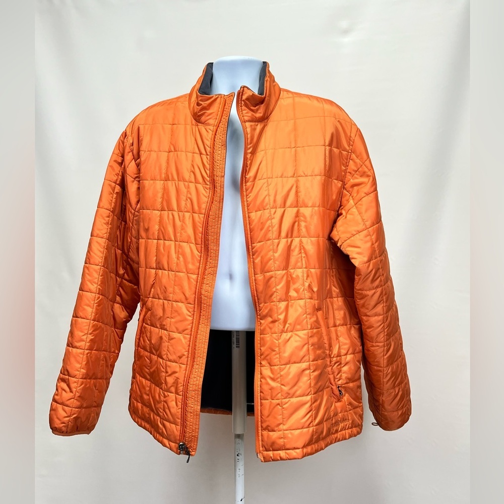 LL BEAN Men’s‎ Orange insulated puffer jacket size XL Tall.
